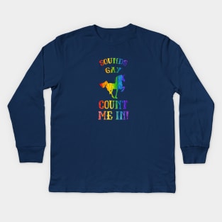 Sounds Gay Unicorn LGBT Pride Kids Long Sleeve T-Shirt